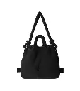 Sac Fourre-Tout en Nylon Rembourré - Design Vintage et Décontracté, Grande Capacité