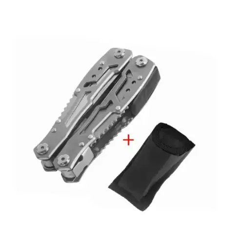 [1100267073] Pince Pliante Multifonction en Acier Inoxydable – Couteau de Poche et Outils de Survie pour Camping & Chasse